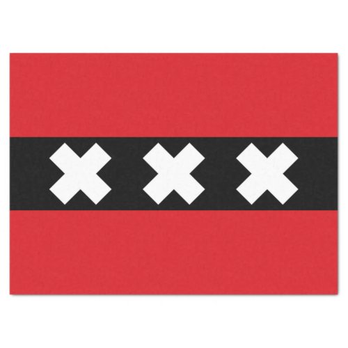 Flag of Amsterdam Tissue Paper