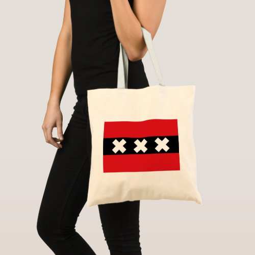 Flag of Amsterdam Tote Bag