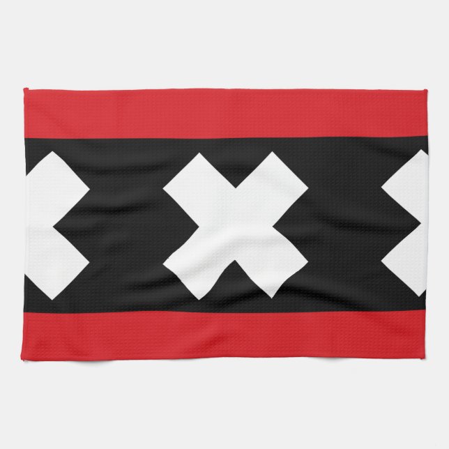 Flag of Amsterdam Towel (Horizontal)