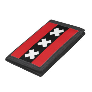 Flag of Amsterdam Trifold Wallet