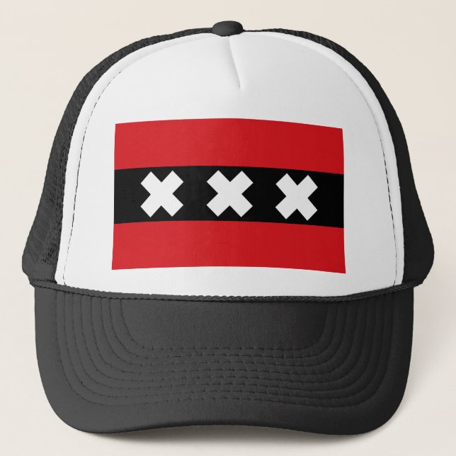 Flag of Amsterdam Trucker Hat (Front)