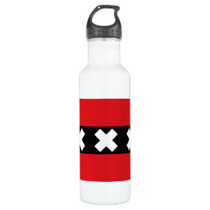 Flag of Amsterdam Water Bottle