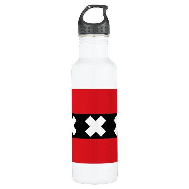 Flag of Amsterdam Water Bottle (Front)