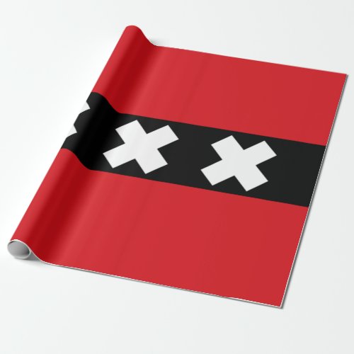 Flag of Amsterdam Wrapping Paper