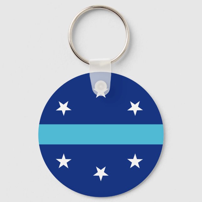 Flag of Anaheim, California Keychain (Front)