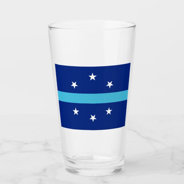 Flag of Anaheim (California, USA) Glass (Front)