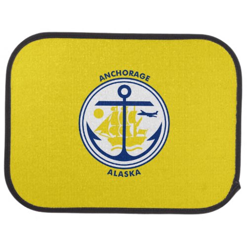 Flag of Anchorage Alaska Car Mat