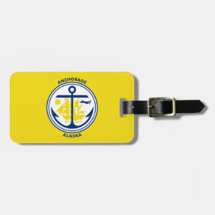 Flag of Anchorage, Alaska Luggage Tag