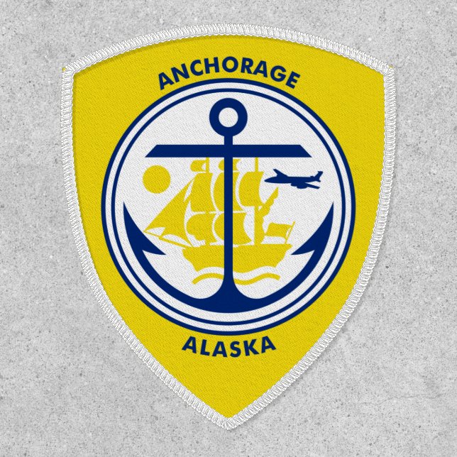 Flag of Anchorage, Alaska Patch (Front)