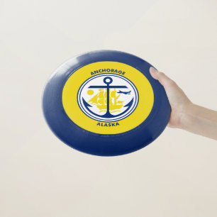 Flag of Anchorage, Alaska Wham-O Frisbee