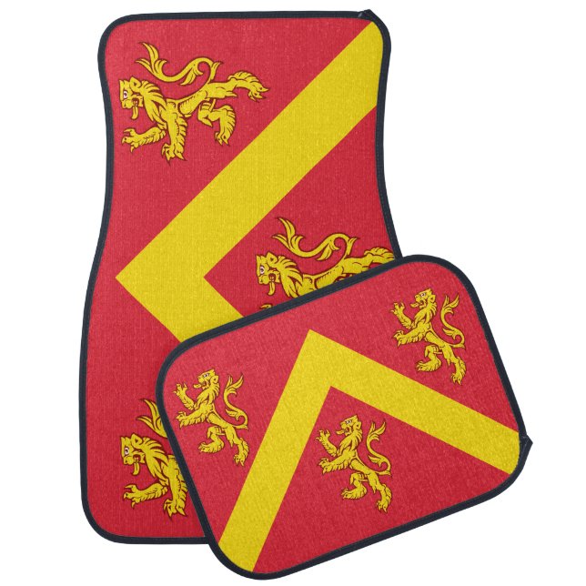 Flag of Anglesey Car Floor Mat (Set)