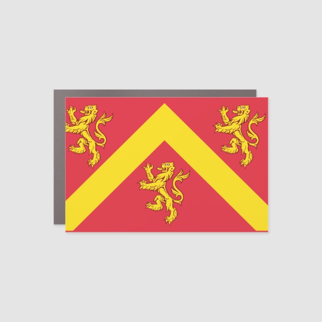 Flag of Anglesey Car Magnet (Front)