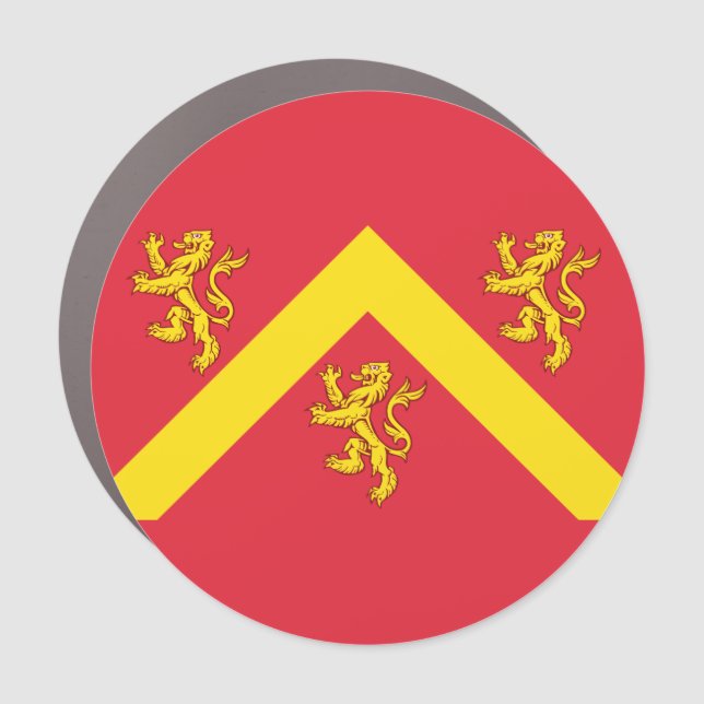 Flag of Anglesey Car Magnet (Front)