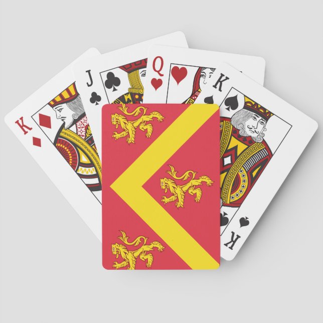 Flag of Anglesey Poker Cards (Back)