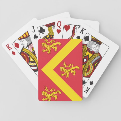 Flag of Anglesey Poker Cards