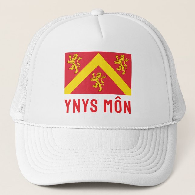 Flag of Anglesey, Wales Trucker Hat (Front)