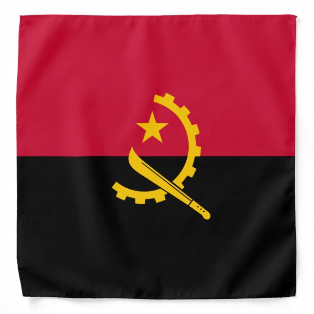 Flag of Angola Bandana (Front)