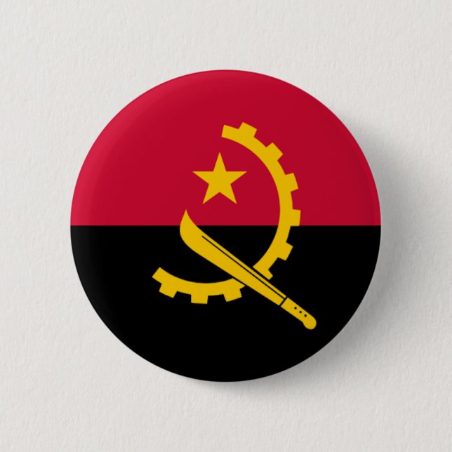 Flag of Angola Button (Front)
