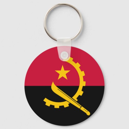 Flag of Angola Keychain