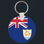 Flag of Anguilla Keychain<br><div class="desc">Flag of Anguilla</div>
