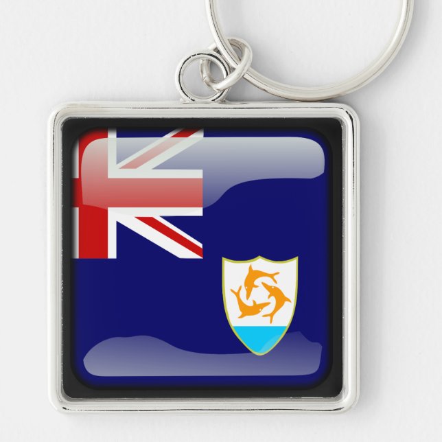 Flag of Anguilla Keychain (Front)
