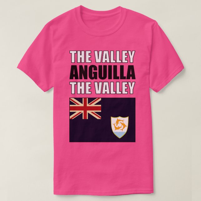 Flag of Anguilla T-Shirt (Design Front)