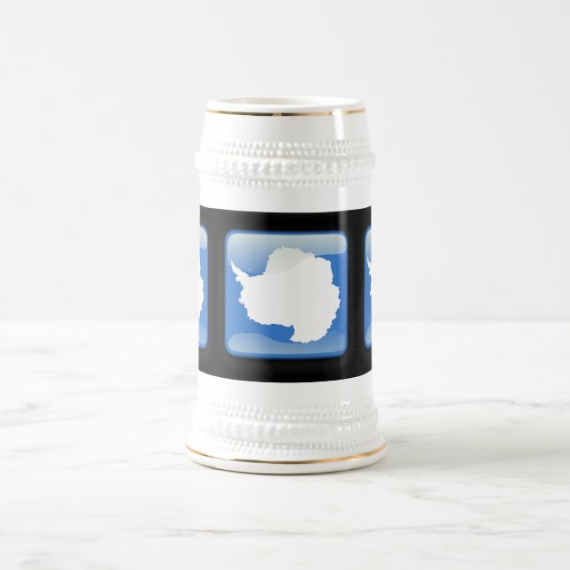 Flag of Antarctica Beer Stein (Center)