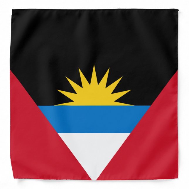 Flag of Antigua and Barbuda Bandana (Front)