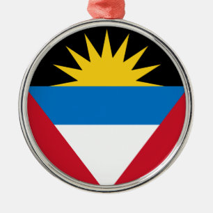 Flag of Antigua and Barbuda Metal Ornament