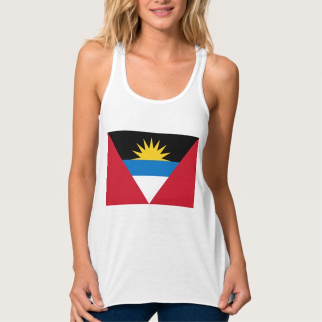Flag of Antigua and Barbuda Tank Top (Front)