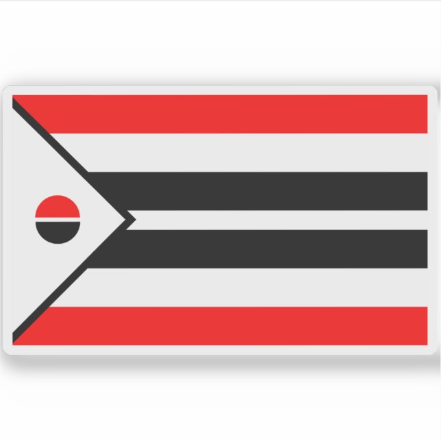 Flag of Arapaho nation and tribe, USA Sticker (Front)