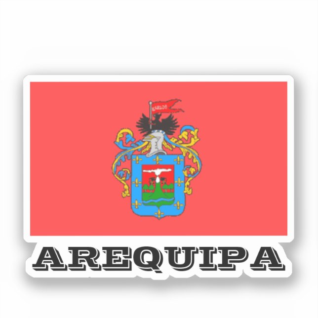 Flag of Arequipa region (Peru) Sticker (Front)