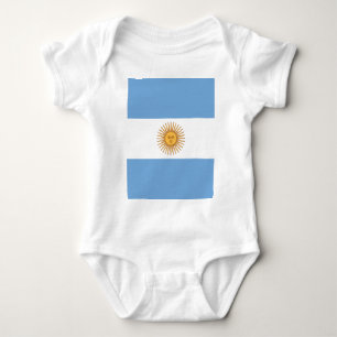 Flag of Argentina Baby Bodysuit