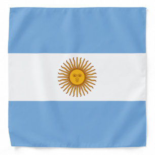 Flag of Argentina Bandana