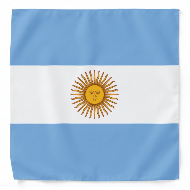 Flag of Argentina Bandana (Front)