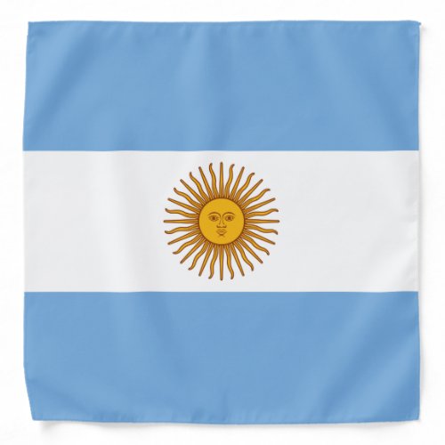 Flag of Argentina Bandera De Argentina Bandana