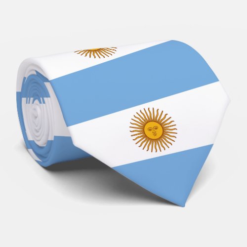 Flag of Argentina Bandera De Argentina Neck Tie