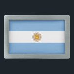 Flag of Argentina Belt Buckle<br><div class="desc">Flag of Argentina Belt Buckle</div>