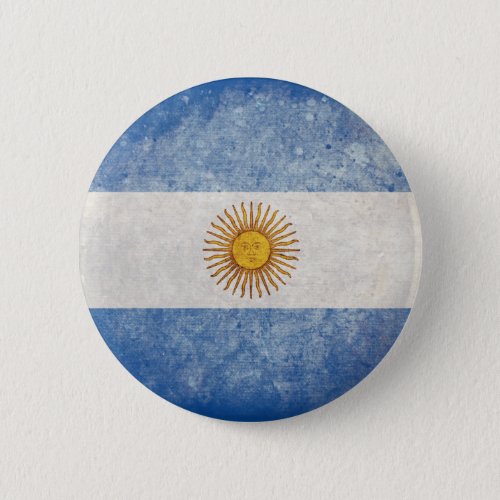Flag of Argentina Button