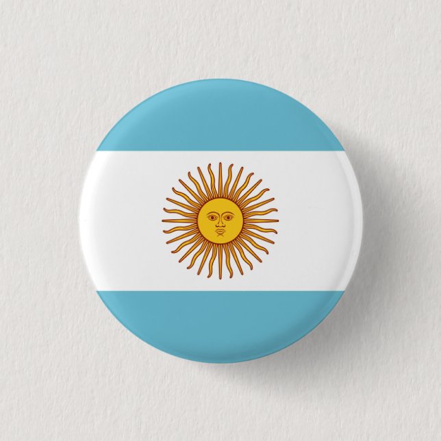 Flag of Argentina Button (Front)