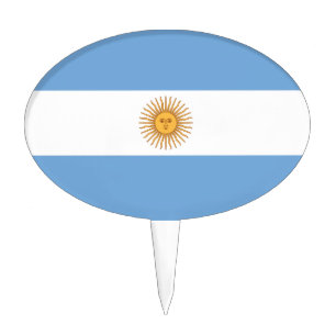 Flag of Argentina Cake Topper