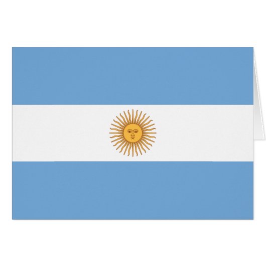 Flag of Argentina Cards (Front Horizontal)