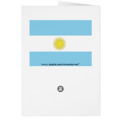 Flag of Argentina Cards (Back)
