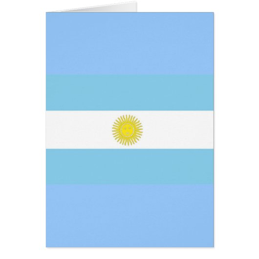Flag of Argentina Cards (Front)