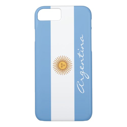 Flag of Argentina iPhone 87 Case