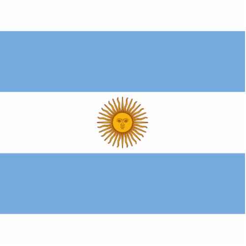 Flag of Argentina Cutout
