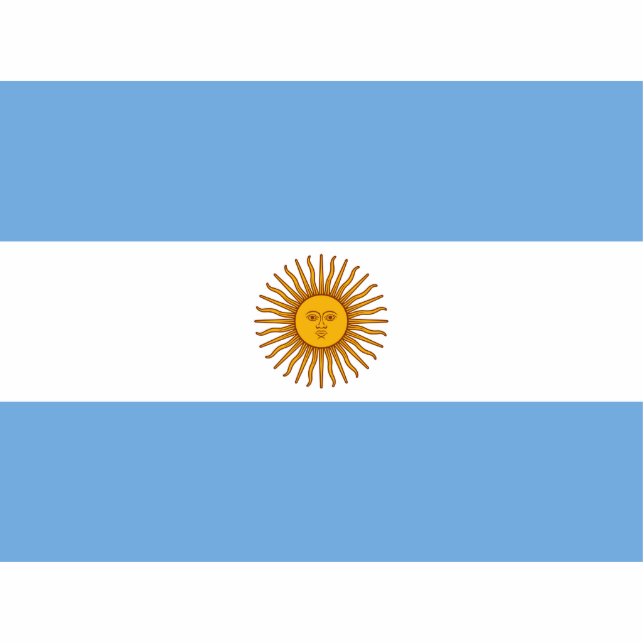 Flag of Argentina Cutout (Front)