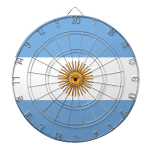 Flag of Argentina Dart Board