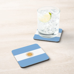 Flag of Argentina Drink Coaster