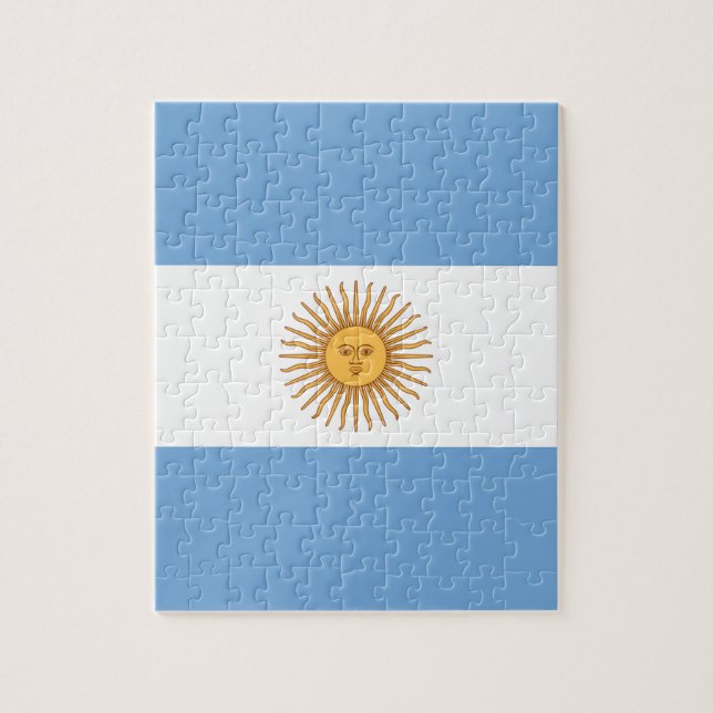 Flag of Argentina Jigsaw Puzzle (Vertical)